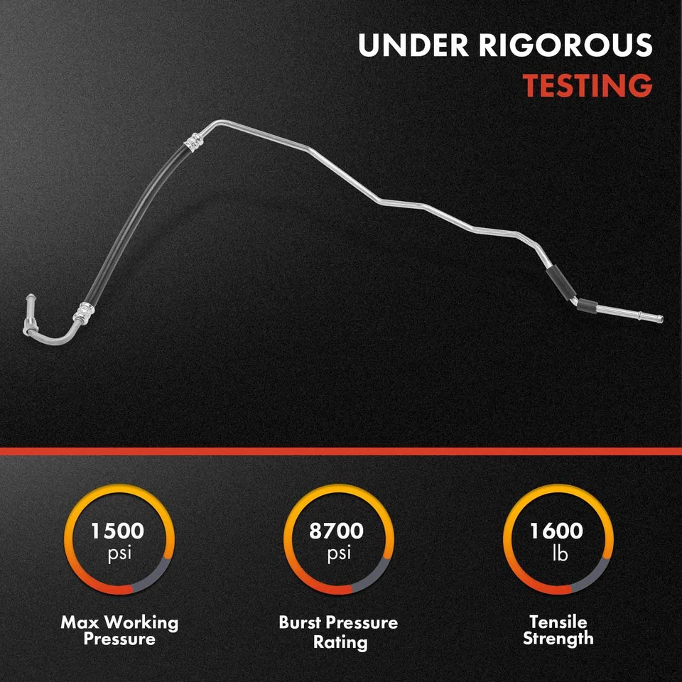 Power Steering Return Line Hose Assembly for Dodge Grand Caravan 11-19 Chrysler - Image 2 of 4