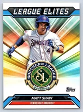 MATT SHAW  2025 TOPPS PRO DEBUT LEAGUE ELITES INSERT #LE-5