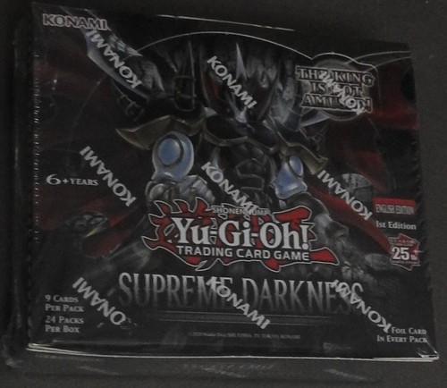 YUGIOH! SUPREME DARKNESS BOOSTER BOX (24 PACKS) 1st EDITION -FREE UK P&P - Picture 2 of 8