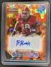 2023 Bowman University Chrome Sapphire Brock Bowers Selections Auto Orange #/25