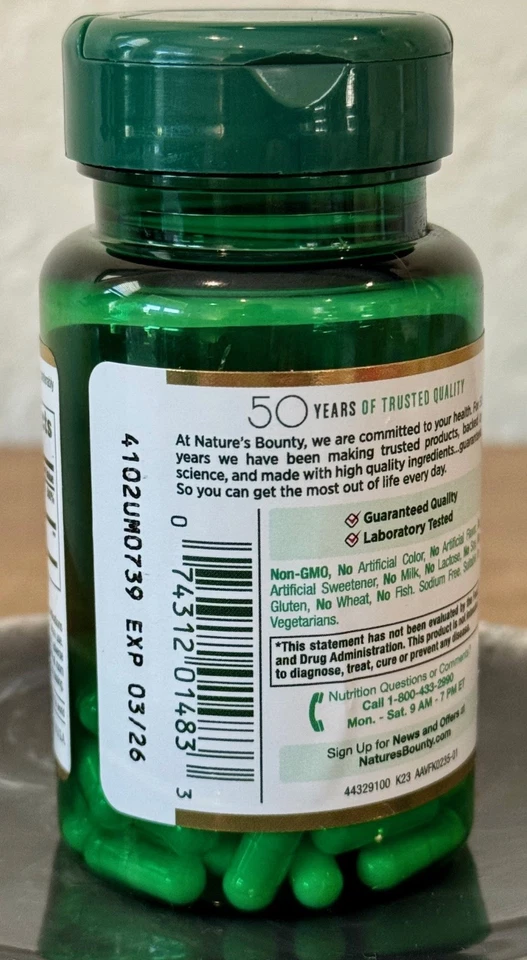 NATURE'S BOUNTY VITAMINA K2+D3 100MCG-4000IU TAPA 30CT caducidad 26/03 Foto 3 de 3