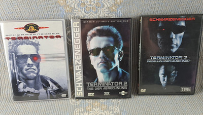 3 DVD Set: Terminator 1 + 2 + 3 - Schwarzenegger