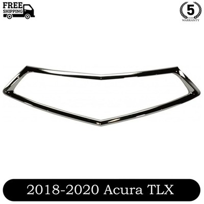 NEW Front Bumper Upper Molding Surround Chrome For 2018-2020 Acura TLX
