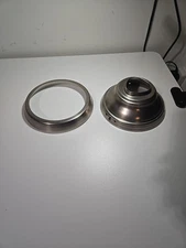 Hunter Ceiling Fan Canopy Bracket Mount Box Cover Base Brushed Nickel