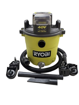 #ad Read Desc. Ryobi RY40WD01B 40V 10 gal Cordless Wet Dry Vacuum Tool Only $111.99
