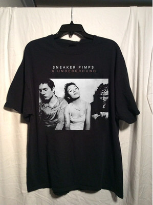 Sneaker Pimps Band 6 Underground Black Cotton T Shirt Size S-5XL