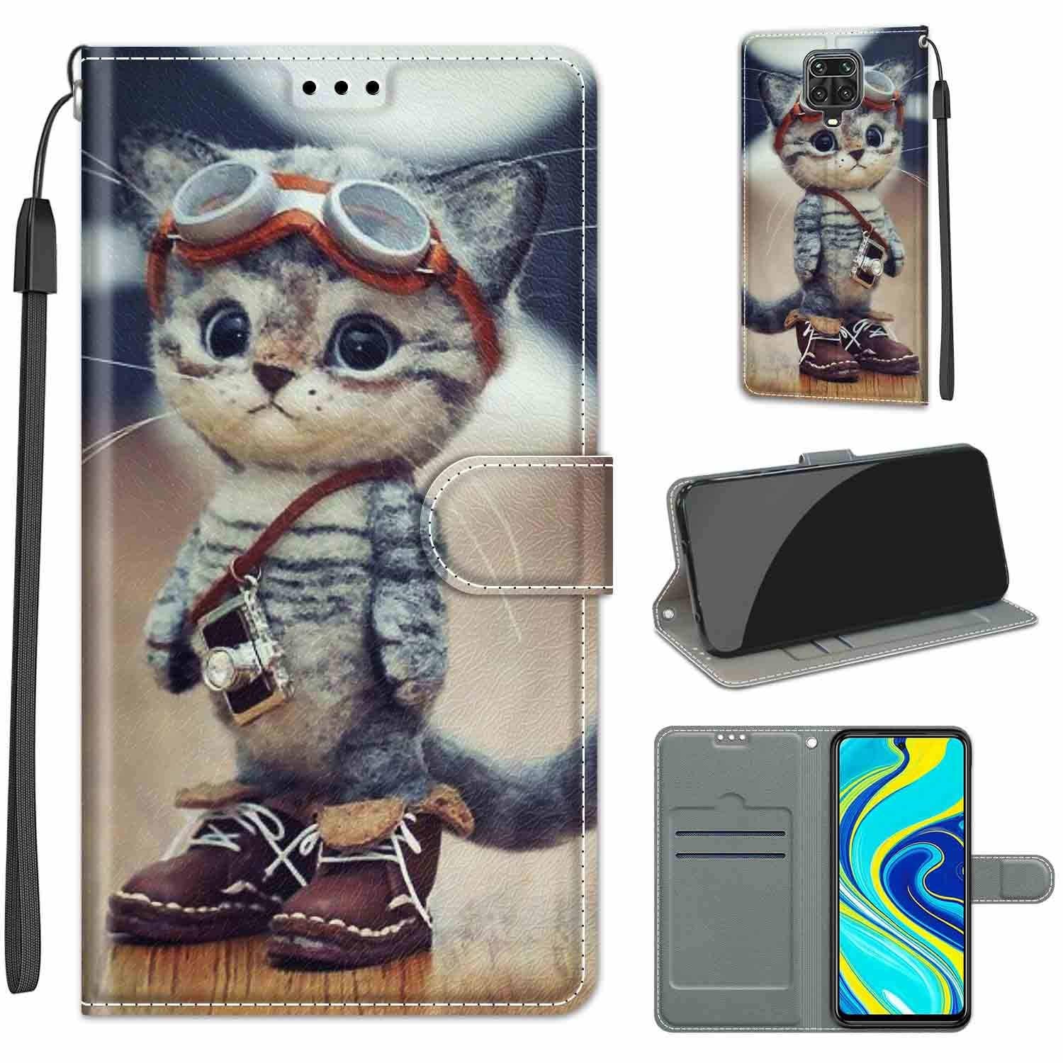 Etui portefeuille Redmi Note 9 Pro pour ranger cartes et billets