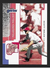 2001 Fleer Game Time #19 Scott Rolen Philadelphia Phillies