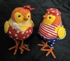 Target FEATHERLY FRIENDS 2022 Sun Squad Drummer  Star BIRD July 4th EUC PATRIOT