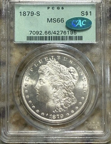 1879-s Morgan Dollar PCGS MS66 ♻️CAC ♻️OGH♻️PQ