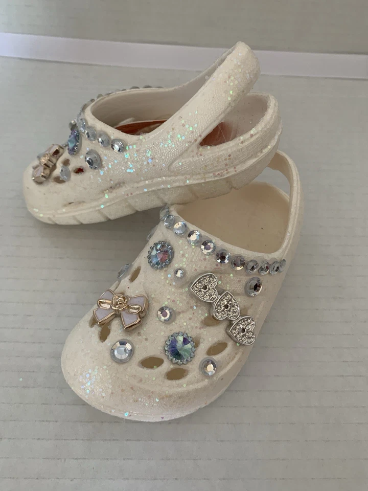 Zapatos de cocodrilo Bling Charm para bebé/niño pequeño (talla 4) Foto 3 de 4