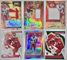 Cornell Powell lot Chiefs Auto JH Rose Rampants Houston Texans sick patch RPA RC