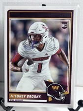 Panini 2025 Score Rookie Ja'Corey Brooks #61 Washington Commanders NFL Card. rookie card picture