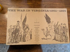 RARE Powder Mill Games 1970s War in Virginia 1862-1865 1-2 Players Military Game