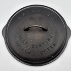 VINTAGE Griswold #8 Large Logo Self Basting Low Dome Cast Iron Skillet Lid 468