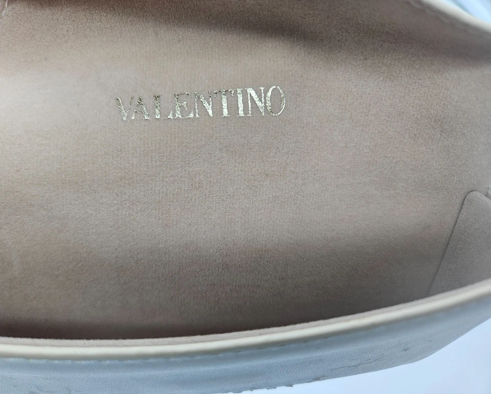 Valentino Estuche Soporte Blanco Vintage Cubierta Tonos Anteojos Magnético Foto 4 de 4