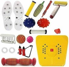 Acupressure Massager & Sujok Therapy Tools Combo Kit For Stress &Pain Relief