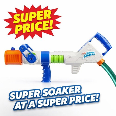 #ad NERF Super Soaker Hydroburst Hose Blaster 25ft Range Water Cannon for kids. Game $9.77