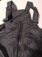 New All in Motion Men's Snow Bib Water And Wind Resistant Black Size Small