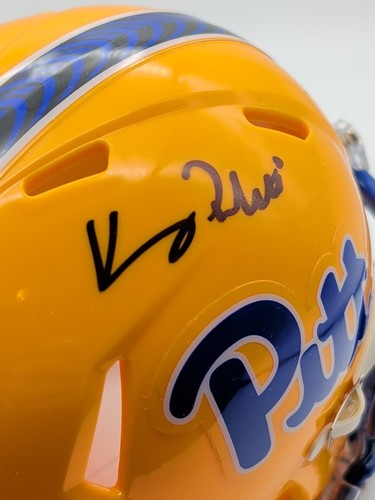 Kenny Pickett Signed Autographed Pitt Panthers Riddell Speed Mini Helmet Beckett - Picture 6 of 13
