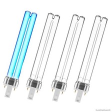UV Pond Light Bulb 13 Watt G23 Base 4 Pack Ultraviolet Replacement for Jebao
