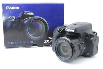 Canon PowerShot SX70 HS Black 20.3MP 65x Optical Zoom Digital Camera w/Box