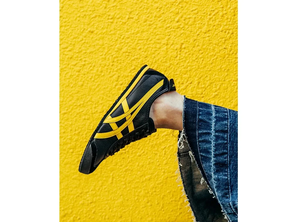 Onitsuka Tiger MEXICO 66 BLACK/YELLOW 1183a201-003 Unisex US 4