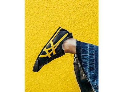 Onitsuka Tiger MEXICO 66 BLACK/YELLOW 1183a201-003 Unisex US 4
