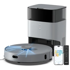 AIRROBO T25+ Robot Vacuum and Mop Combo,5500Pa Powerful Suction, Self-Emptyin...