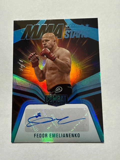 2025 Panini Combat Anthology MMA Stars Signatures 1/1 Fedor Emelianenko #MS-FEM