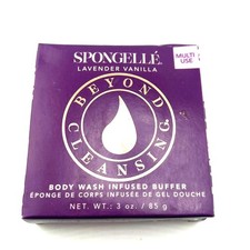 Spongell Lavender Vanilla Body Wash Infused Buffer BathShoweer Rezuable
