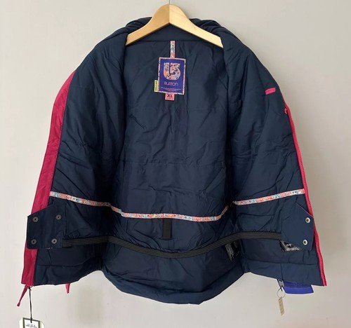 NEW! BURTON Girls Hart Jacket Sz XL Navy/Purple/Pink Dryride Room-To-Grow $130 - Picture 8 of 11