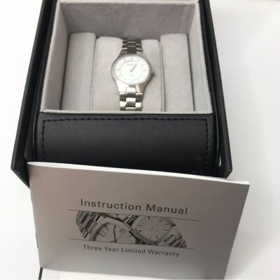 NEW* BOGAVIA Silver Stainless Steel Sapphire Crystal Watch  display picture 1