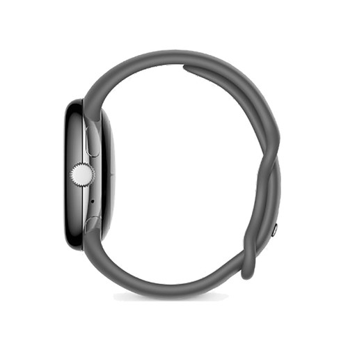 Google Pixel Watch Polished Silver case/Charcoal Active 32GB WIFI+Bluetooth NEW - Zdjęcie 5 z 6