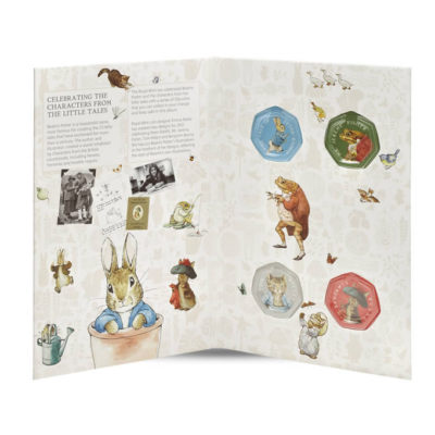 2017 Beatrix Potter 50p Coin Collecting Pack Album Change Checker and Royal Mint