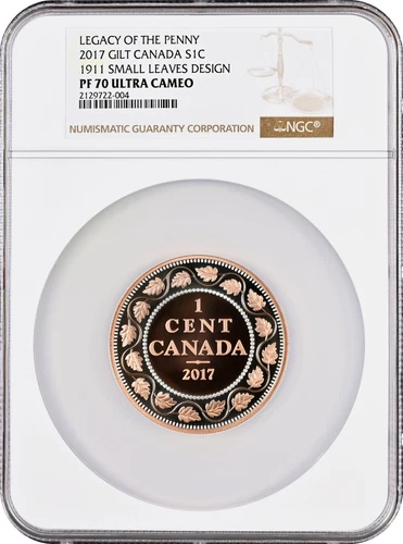 2017 1c Legacy of the penny 1911 & 1908 Canadian Coins - NGC Graded Coin