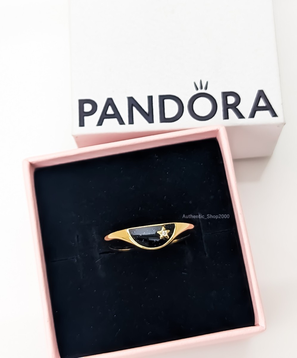 New 100% Authentic PANDORA ME 14K Gold Halved Enamel Signet New 100% Authentic PANDORA ME 14K Gold Halved Enamel Signet