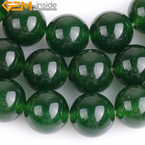 Round Taiwan Jade Stone Beads For Jewelry Making 15" Wholesale Jewlery Beads - Picture 22 of 29