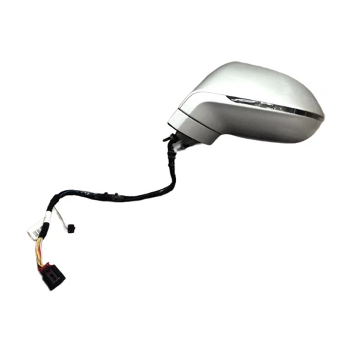 2012-2015 Audi A7 Left Door Mirror Power Silver Lx7w OEM 2013