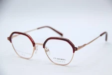 NEW MOREL NOMAD 40146N RP03 RED GOLD AUTHENTIC DESIGNER EYEGLASSES 46-19