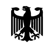 German Eagle Vinyl Decal Car Window Laptop Germany Coat Of Arms Symbol Sticker
