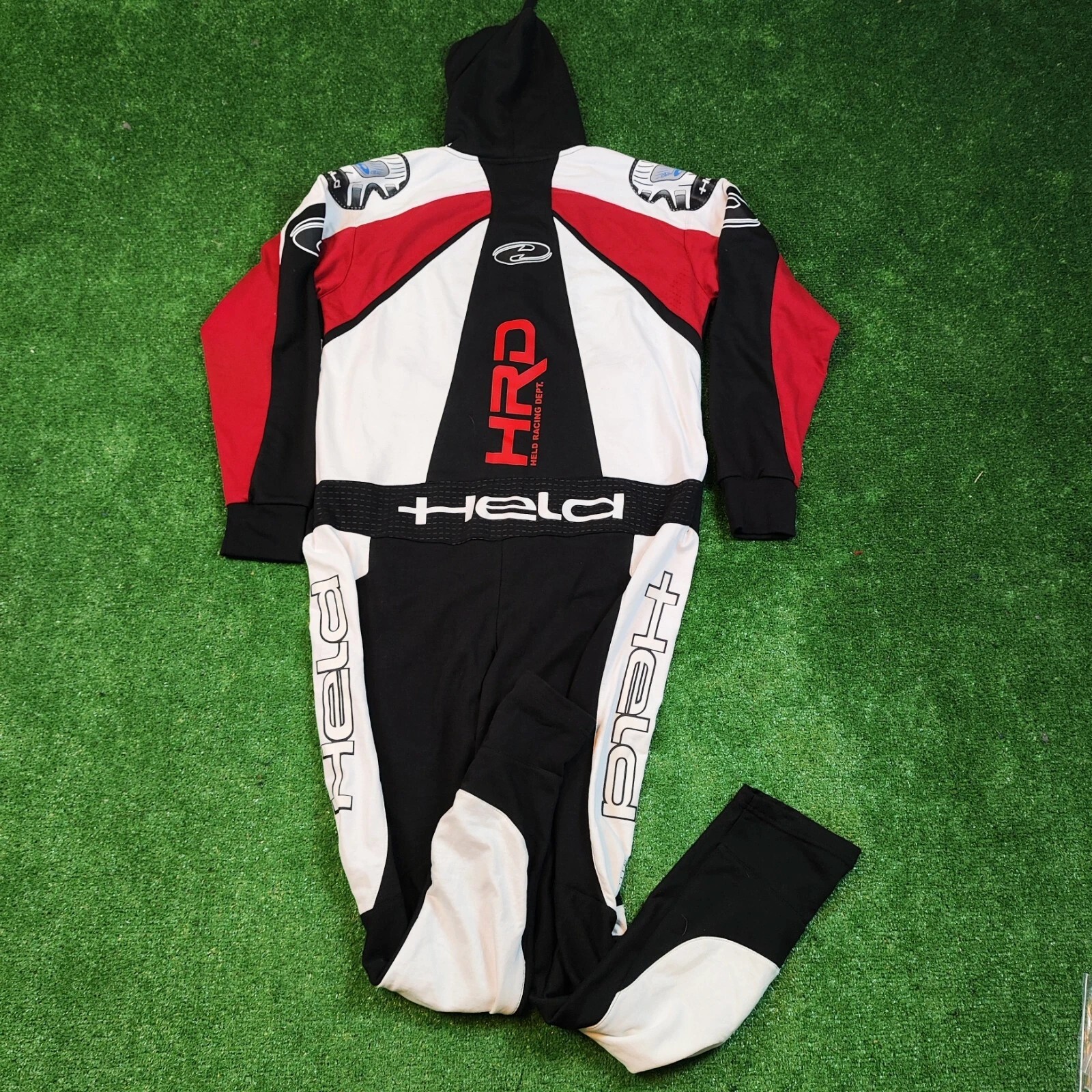 Held Jumpsuit Mens Small Rider Pajamas racing biker one piece motorcycle Light *-image