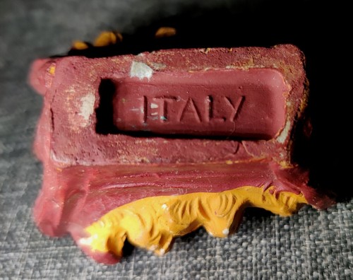 Vtg Italian Nativity Christmas Manger Scene Figures Italy Set Mary Joseph Jesus - Picture 6 of 6