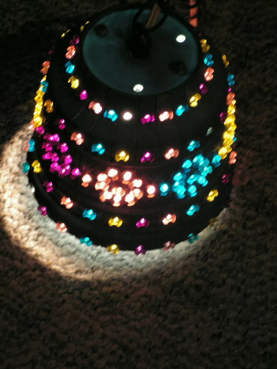 Vintage lawnware 2024 hanging lamp