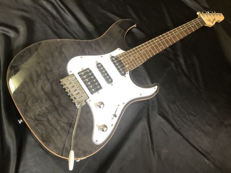 GrassRoots G-SN-CTM Snapper See Thru Black Electric Guitar GrassRoots G-SN-CTM Snapper See Thru Black Electric Guitar