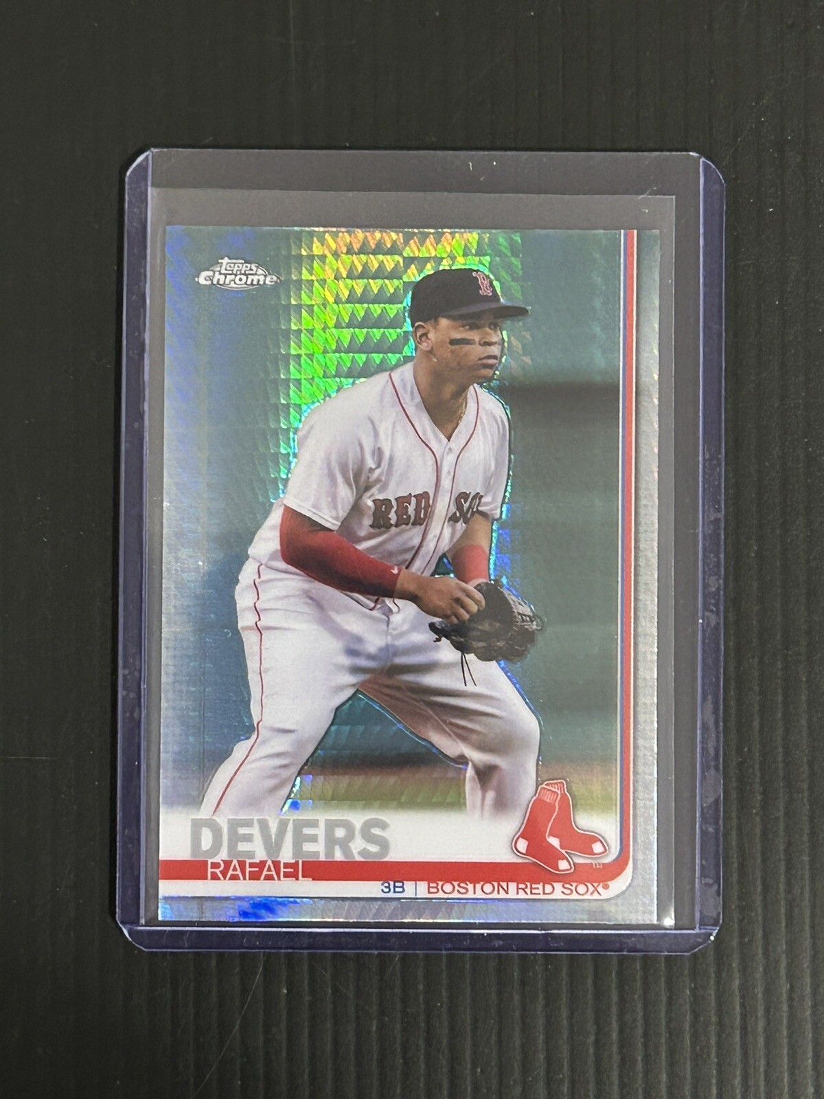 2019 Topps Chrome PRISM REFRACTOR Rafael Devers Boston Red Soxs #184
