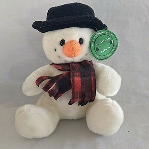 Build A Bear Snowman Christmas Holiday Pals 03 Plush Frosty Santa Teddy 8 1/2in | eBay