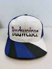 Vtg 90s USA MADE Budweiser Beer Trucker Hat Snapback Dad Cap Vintage