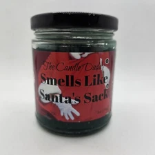 Smells Like Santa's Sack Funny Holiday Candle Daddy Brown Sugar Fig Scented