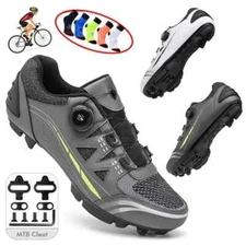 Road Cycling Shoes Mtb Bike Sneakers Cleat Breathable Non-slip Mens Biking Shoes